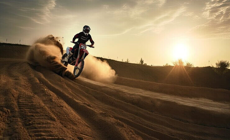 A versatilidade das motos off-road em diferentes terrenos